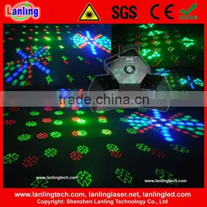 Professional 3 Claw 18W RGBYW LED and RG Animation Twinkling Laser Light thumbnail-1