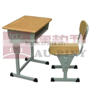 (Furniture)HOT SALE! ADJUSTABLE SCHOOL DESK AND SCHOOL CHAIR,SCHOOL FURNITURE, SCHOOL TABLE thumbnail-4