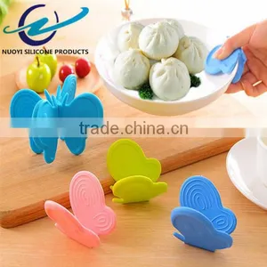 Household Creative Heat Resistant Silicone Butterfly Clip thumbnail-5