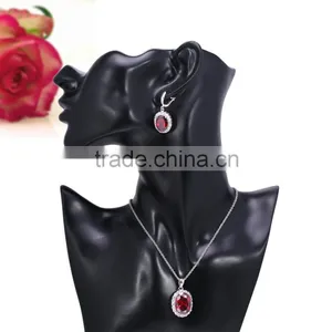 Romantic Wedding Jewelry Sets Design,purple Cubic Zircon Stone Jewelry Set thumbnail-2