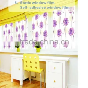 Vinyl Static Cling Privacy Stained Glass Decorative Window Film thumbnail-1