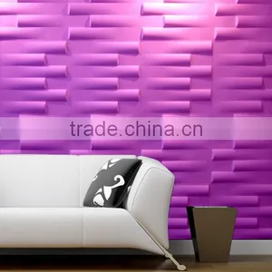 High Quality PVC 8034-2 3d Wall Board thumbnail-1