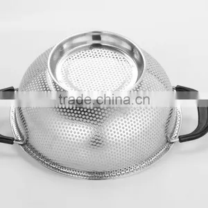 High Quality Fine Pieced Polished Stainless Steel Colanders thumbnail-2
