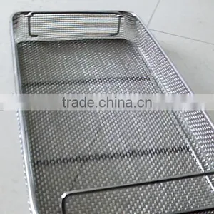 Food Grade Stainless Steel Fine Wire Mesh Strainer Frying Basket thumbnail-1