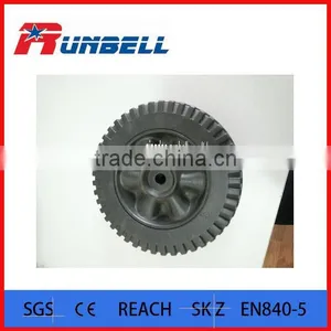 Black 6''Solid Rubber Barbecue Wheel for European Market thumbnail-1