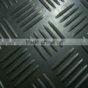 Black Anti-slip Checker Rubber Mats/ Sheet Rubber/Checker Rubber Sheet Flooring thumbnail-1