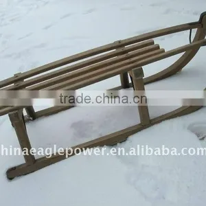 ECO-FRIENDLY MATERIAL WOODEN DECORATION SLED thumbnail-1