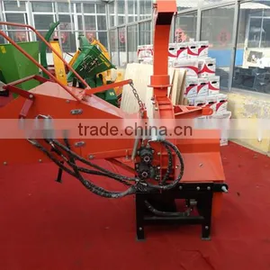 CE Approved Tractor PTO Driven Wood Chipper With Hydraulic Feeding thumbnail-1