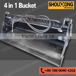 Skid Loader Attachment 4 in 1 Bucket thumbnail-1