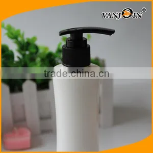 200ml Waist Shaped White Lotion Bottle With Black Pump thumbnail-6