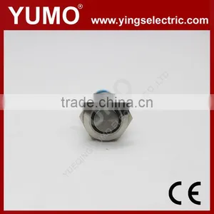 LA16JS 16mm Momentary/alternate Stanless Steel/brass Crust Material 3A/250VAC 5 Pin Metal Button Push Button Switch thumbnail-6