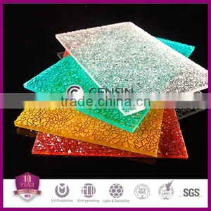 Colored Embossed Polycarbonate Sheet / PC Panel thumbnail-1