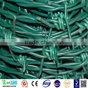 BWG12-16 Green Pvc Coated Barbed Wire Coils thumbnail-3