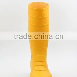 Yellow Black Work Boot With Steel Toe Pvc Safety Shoes thumbnail-1