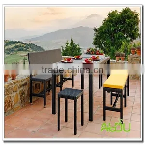 Audu Balcony Bar Furniture,Bench And Chair Balcony Bar Furniture thumbnail-1