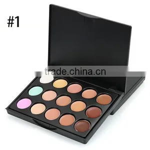 15-color Concealer Softening Concealer Quilt Ointment / Concealer Blonde Blanket Black and White Eye thumbnail-2