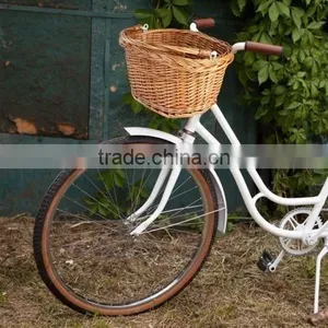 Wicker Bicycle Basket Bike Accessories Cycle Bag Luggage Groceries Shopping thumbnail-2