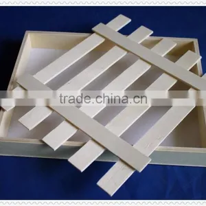 Food Use and Eco-Friendly Feature Unfinished Wooden Chocolate Packing Box thumbnail-1