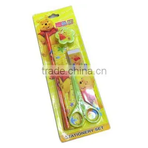 Back to School Stationery Set/school Supplies/pencil Case/ruler/sticker/eraser/kid Gift thumbnail-1