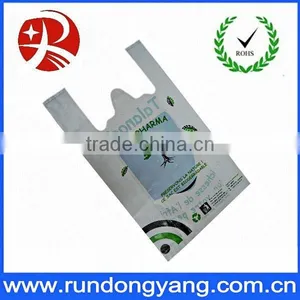 Eco-friendly Environmental Plastic t Shirt Bags for Vegetables thumbnail-1