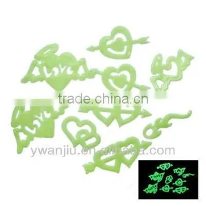 Supply Romantic Houseful Luminous Stickers / Bedroom Wall Sticker / Ceiling Plaster --LOVE thumbnail-1