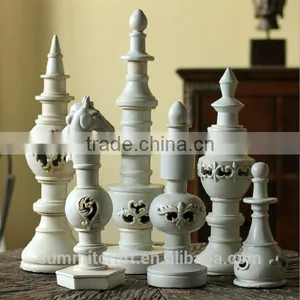 Resin Internation Chess Sculpture Casino Decoration thumbnail-1