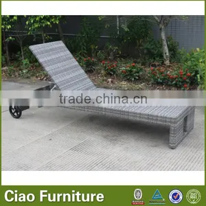 New Style Garden Rattan Chaise Sun Lounge Set thumbnail-6