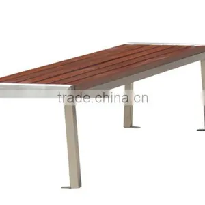 Pine Wood Outdoor Garden Bench thumbnail-3