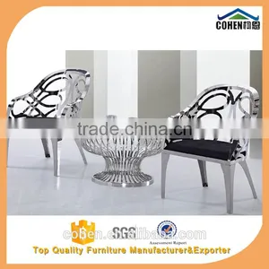 Unique Design Hotel Coffee Side End Table Made by Stainless Steel B022 thumbnail-1