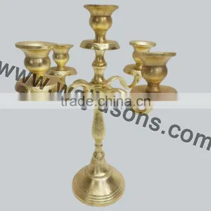 Floor Standing Gold Plated Candelabras thumbnail-1