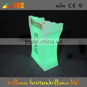Modern Design PE Plastic Led Light Bar Table Plastic LED Bar Table/led Light Table thumbnail-4