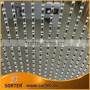 Water Fall Effect Shiny Metal Ball Chain Room Divider thumbnail-1