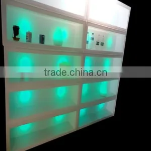 LED Bar Furniture Manufacturer Wholesale Combination LED Cocktail Wine Cabinet for Nightclub thumbnail-1
