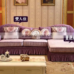 M8010 Arabic Traditional L Shape Corner Sofa in Fabric From China Foshan Furniture thumbnail-5