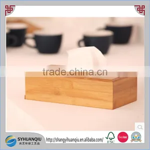 Polished Technique and Custom Wooden Tissue Paper Pulp Box thumbnail-1