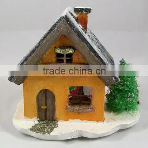 Little Christmas House With Colored Light thumbnail-1