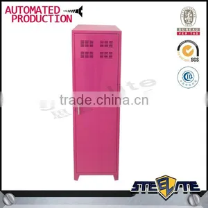 One Door With Star Kids Metal Locker Clothes Cupboard Design thumbnail-5
