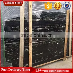 Cheap Polished Silver Dragon Black Marble Match Wall Floor Tile Design Price thumbnail-1