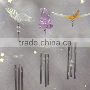 Seasonal Plastic Dragonfly Metal Wind Chime Aeolian Bells thumbnail-1