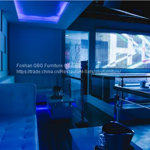 Customized Modern Classic Design Club Sofa and Table thumbnail-4