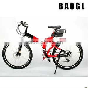 26 Inch Electric Mountain Bike With 36V 10Ah Li-ion Battery thumbnail-1