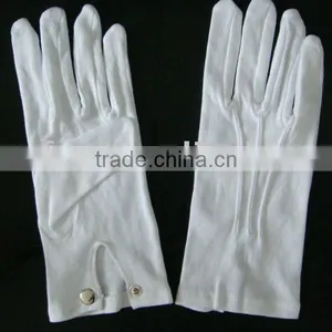 Mal's Plain White 100 % Cotton Glove thumbnail-1