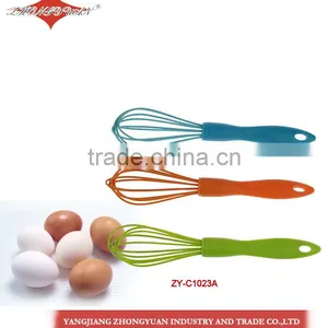 Novelty Mini Silicone Coated Egg Whisk thumbnail-1