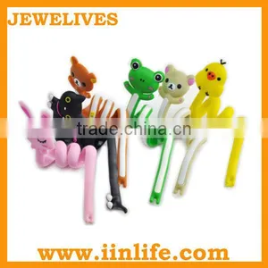 Cartoon Eco-Friendly Silicone Earbud Cable Winder thumbnail-1