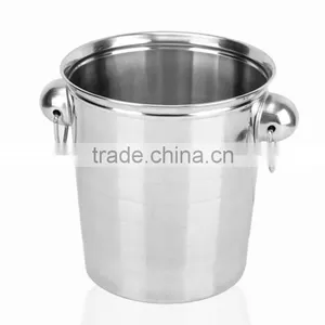 Factory Wholesale Large Size Party Metal Stainless Steel Ice Bucket thumbnail-2
