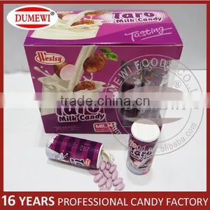 Halal Certificated Confectionery Slice Taro Bulk Candy Milk thumbnail-1