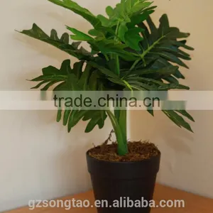 UK-Gardens Artificial Philodendron Xanadu Green Fern Office or House Indoor Plant In A Pot thumbnail-1