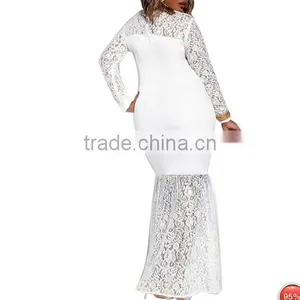 2016 Summer Sexy Newly Design Long Sleeve Big Size Fashion Women Clothing Dress thumbnail-3