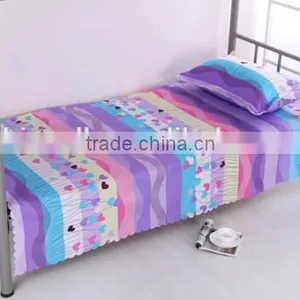 School Students Factory Dormitory Bed Linen/ Bed Sheets thumbnail-3