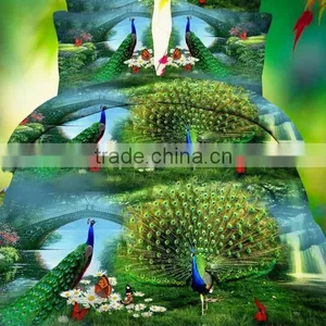 Printed Polyester Flat Sheet/bedspreed/bed Sheet Queen Size thumbnail-1